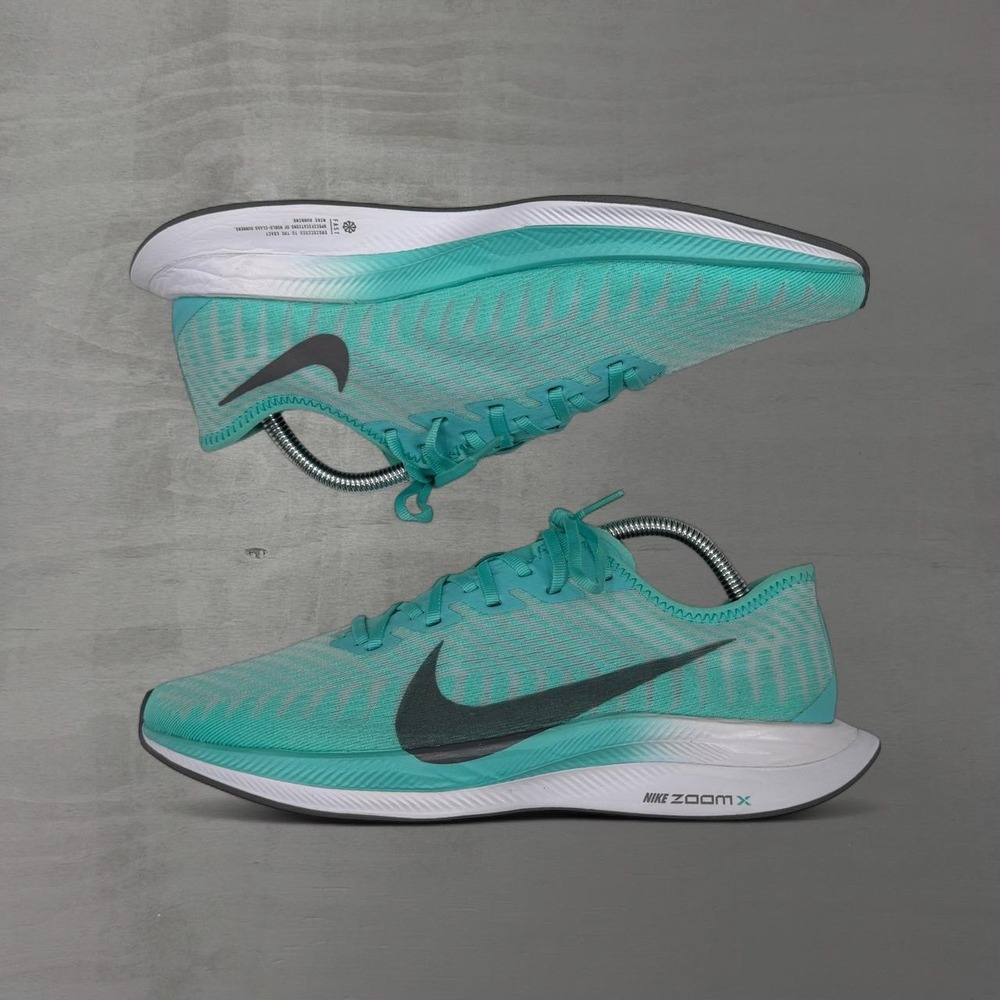 Nike Pegasus Turbo 2 Teal White Running Shoes AT8242-302 Women Size 10